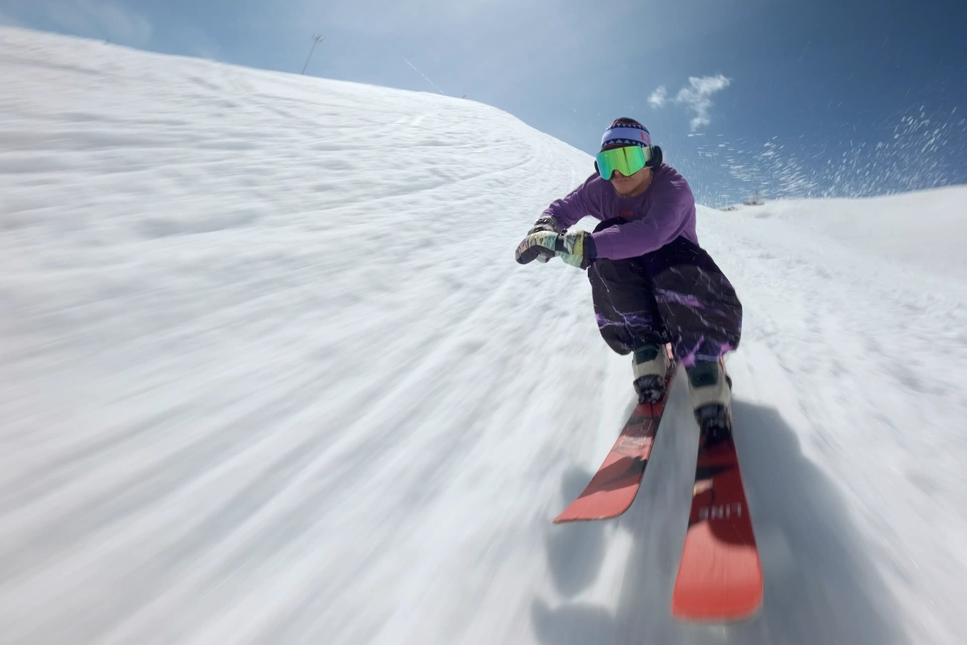 Joel Kristinsan Skiing